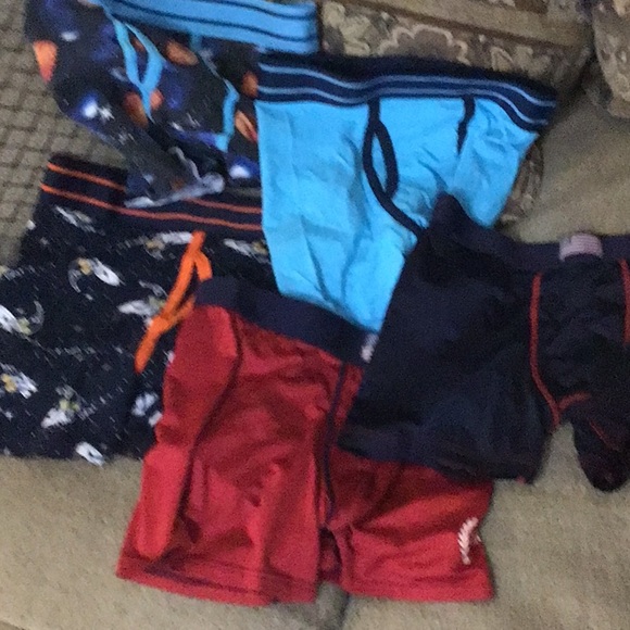 5 pair XLarge 14-16 Boys Boxer underwear us polo assn ,wonder nation briefs EUC - Picture 1 of 12